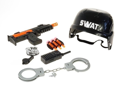 Picture of Zestaw policyjny z hemem 10 czci