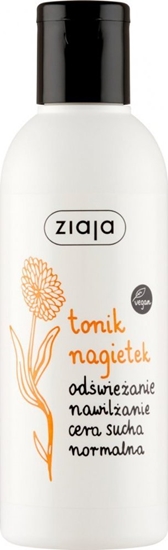 Изображение Ziaja Tonik nagietkowy odwieajco-nawilajcy do cery normalnej i suchej 200ml