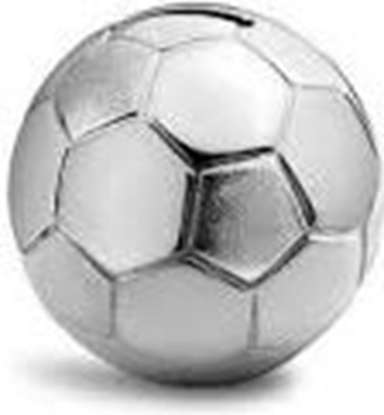 Picture of Zilverstad Savings Box Fußball Silver plated,lacquered A6007260