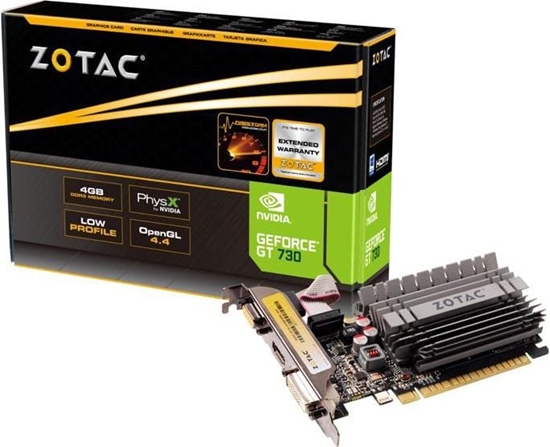 Изображение Zotac GT730 Zone Edition          4GB DDR3 PCI-E DVI HDM