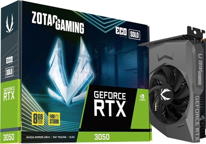 Изображение Zotac RTX 3050 ECO SOLO                  8GB GDDR6 HDMI 3xDP