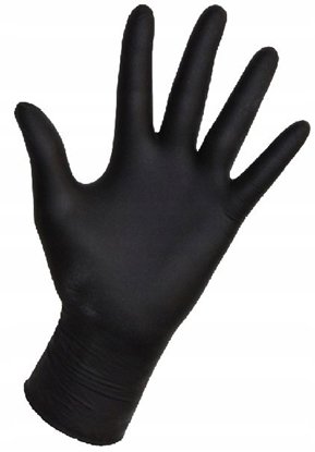 Attēls no Abena Examination glove ABENA Classic Protect L black nitrile powder-free (200 pcs.)