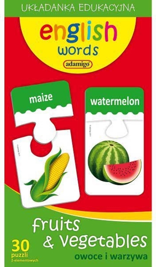 Изображение Adamigo Zestaw Edukacyjny Owoce i Warzywa (6120)