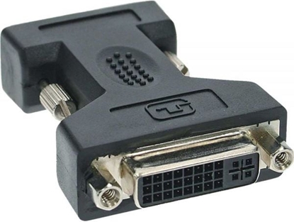 Изображение Adapter AV InLine DVI-I - D-Sub (SVGA) czarny (17790)