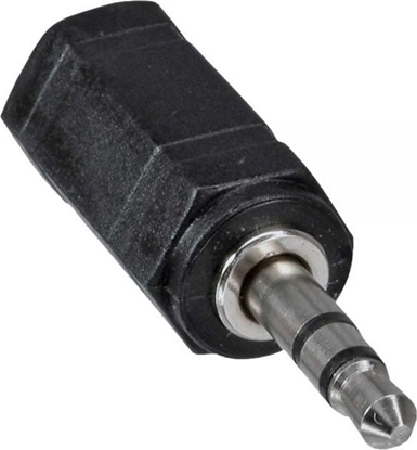 Picture of Adapter AV InLine Jack 2.5mm - Jack 3.5mm czarny (99309)