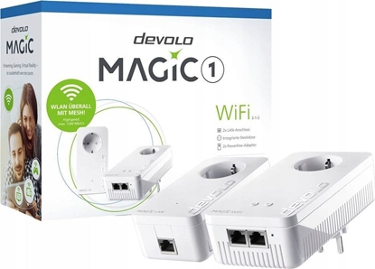 Attēls no Adapter powerline Devolo devolo Magic 1 WiFi 2-1-2 Starter Kit, Powerline (two adapters)