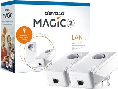 Picture of Adapter powerline Devolo devolo Magic 2 LAN 1-1-2 Starter Kit, Powerline