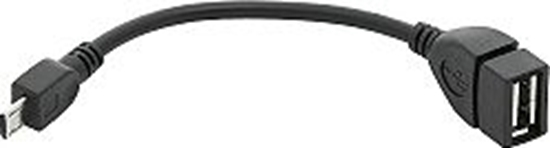 Изображение Adapter USB Blow microUSB - USB Czarny  (75-837#)