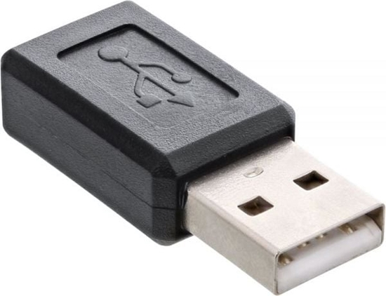Picture of Adapter USB InLine microUSB - USB Czarny  (31612)