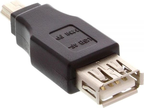 Picture of Adapter USB InLine miniUSB - USB Czarny  (33500B)