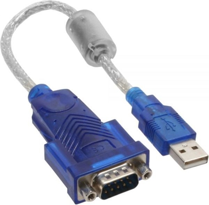 Picture of Adapter USB InLine USB - RS-232 Niebieski  (33304D)