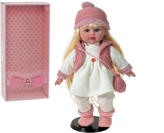 Изображение Adar Lalka dziewczynka zima z dzikiem 40 cm w pudeku 526204 ADAR