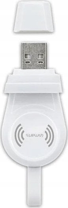 Picture of adowarka 4smarts 4smarts adowarka indukcyjna VoltBeam Mini dla Apple Watch 1-8/SE z kablem 1m USB-A 2.5W biay/white 462332
