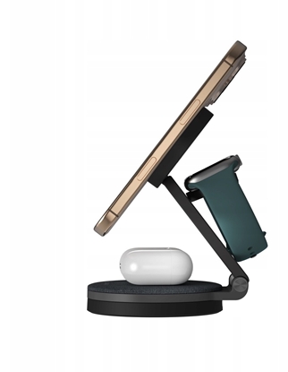 Attēls no adowarka Adam Elements Mag 360 - magnetyczna stacja adujca 3w1 z certyfikatem Qi2