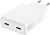 Picture of adowarka 4smarts adowarka sieciowa PDPlug Slim Dual 65W GaN 2xUSB-C biay