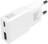 Picture of adowarka 4smarts adowarka sieciowa PDPlug Slim Duos 20W GaN USB-C+USB-A + kabel USB-C 1.5m biay