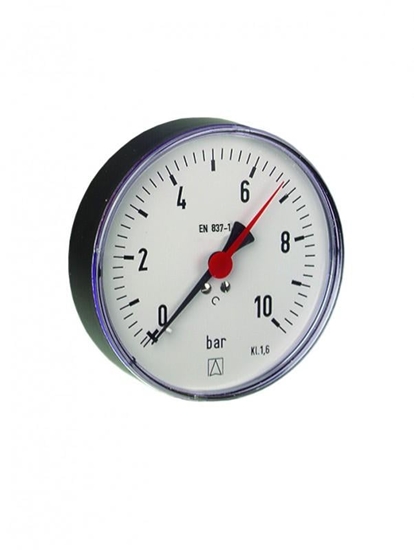 Picture of Afriso Manometr grzewczy RF 63 AX fi 63mm 0-10 bar 1/4'' ax kl.2,5 63 539