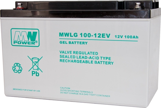 Picture of Akumulator MWLG 100-12EV 12V 100Ah VRLA GEL MW Power