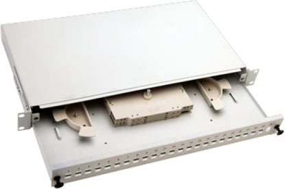 Picture of Alantec FO Panel / Przecznica 24xSC 19" 1U z akcesoriami (FOP-1U-24SCS-S)