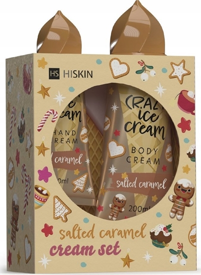 Изображение Alkotest HISKIN_SET Crazy Ice Cream krem do rk Sony Karmel 60ml + krem do ciaa Sony Karmel 200ml