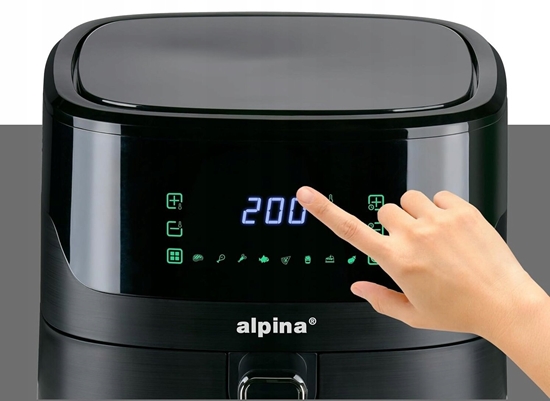 Picture of Alpina Airfryer 6l 1600W black 27218 (8711252272184)