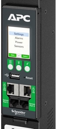 Attēls no APC NetShelter Rack PDU Advanced - Stromverteilungseinheit (Rack - einbaufahig) - gemessen - AC 400/415 V - 17.3 kW - 17300 VA - 3 Phasen - Ethernet 10/100/1000, Ethernet 10/100 - Eingabe, Eingang IEC 60309 530P6 - Ausgangsanschlusse: 48 (24 x IEC 60