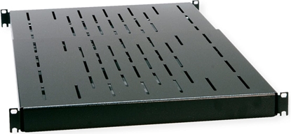 Attēls no Apranet VARIplain 19"-Fachboden 1HE tiefenvariabel, schwarz