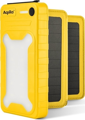 Attēls no Aqiila Powerbird BS10 Solar Powerbank 20W yellow 10.000 mAh