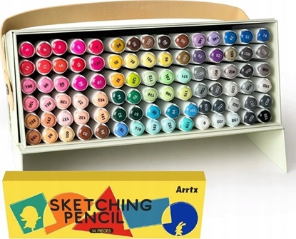 Picture of ARRTX Dwustronne markery-flamastry 90 kolorów