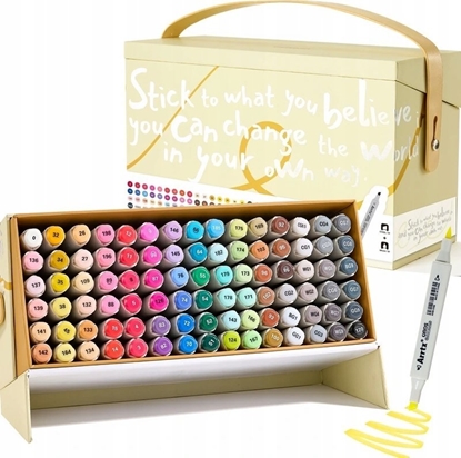 Picture of ARRTX Marker dwustronny - flamastry Oros, 90 kolorów