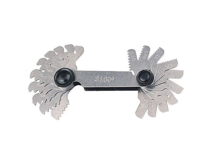 Attēls no Art-Pol Wzornik zarysu gwintu 0,4-7mm gwinty metryczne 20szt. (47891)