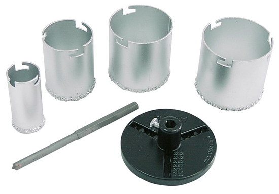 Изображение Artu Otwornice koronkowe z nasypem ze spieku wolframu zestaw 33-73mm (26426)