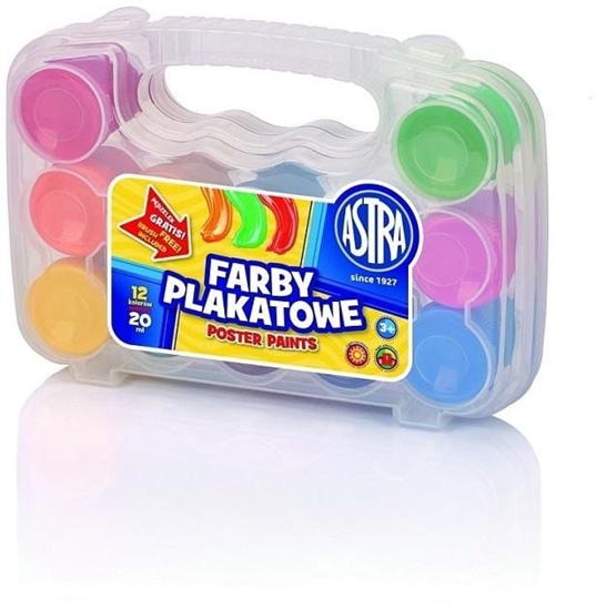 Picture of Astra Farby plakatowe 12/20ml walizka