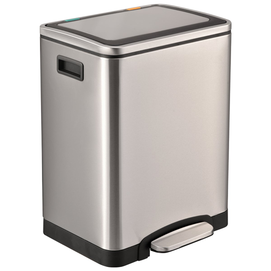 Picture of Atkrituma tvertne 15L+15L,  ar soft close vāku