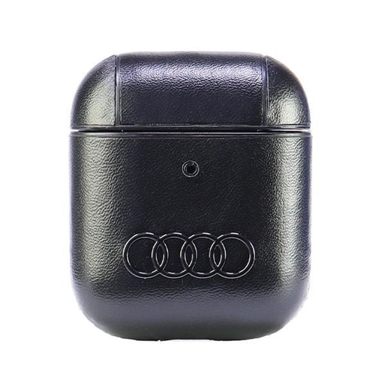 Изображение Audi Audi Leather Big Logo Case for AirPods 1 / 2 - Black