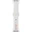 Attēls no Audi Audi Sport Red Logo Silicone Watch Strap for Apple Watch 40 / 41 / 42 mm - white