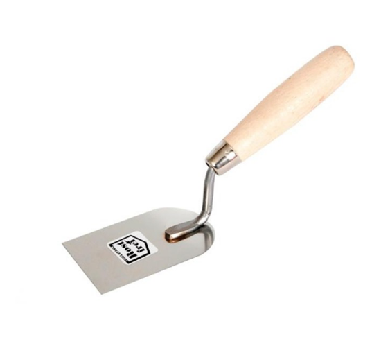 Изображение AWTools Kielnia sztukatorska nierdzewna opatkowa 60mm uchwyt drewniany AW30248