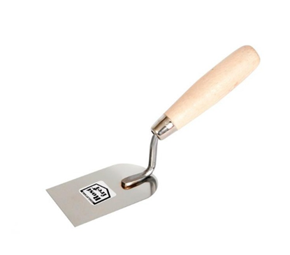 Изображение AWTools Kielnia sztukatorska nierdzewna opatkowa 80mm uchwyt drewniany AW30249