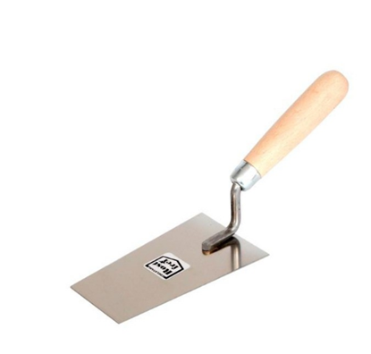 Изображение AWTools Kielnia trapezowa nierdzewna 180mm uchwyt drewniany AW30254