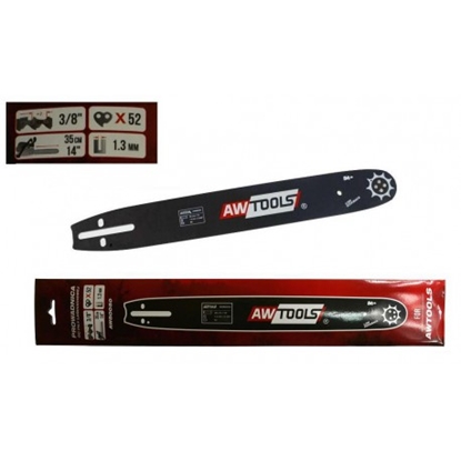 Picture of AWTools Prowadnica do piy 35cm 14" 1,3mm 0,050" 3/8" do CS450 (AW80050)