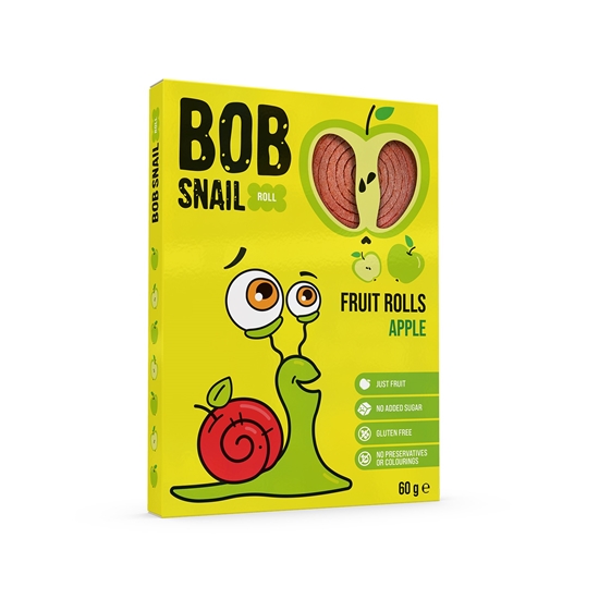 Picture of Ābolu rullīši BOB SNAIL, 60g