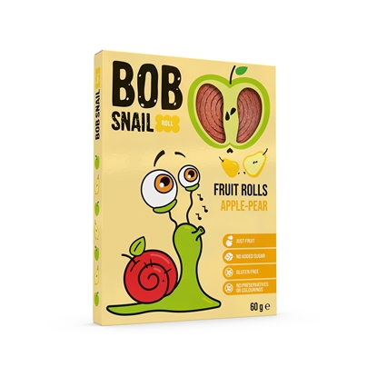 Attēls no Ābolu un bumbieru rullīši BOB SNAIL, 60g