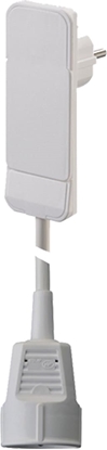 Attēls no Bachmann Flat Plug CEE7/7 white, 1.5m CEE7/3
