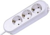 Picture of Bachmann SMART socket strip 3x earthing contact, white, 3 m