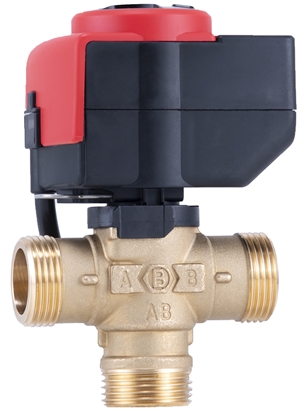 Attēls no Barberi Three-way flow distribution valve DN 25 with e-drive
