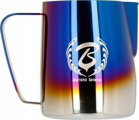 Picture of Barista Space Barista Space - Dzbanek do mleka Titanium Half Blue 600ml