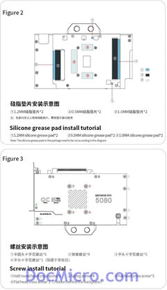 Picture of Barrow ASUS ROG TUF 5080 / 5070 Ti GPU-Wasserblock - schwarz