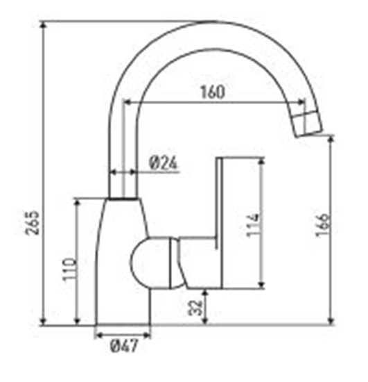 Изображение Bateria umywalkowa Ferro Algeo stojca chrom (BAG2A)