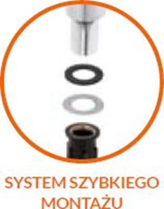 Изображение Bateria umywalkowa Invena Dokos stojca chrom (BU-19-001)