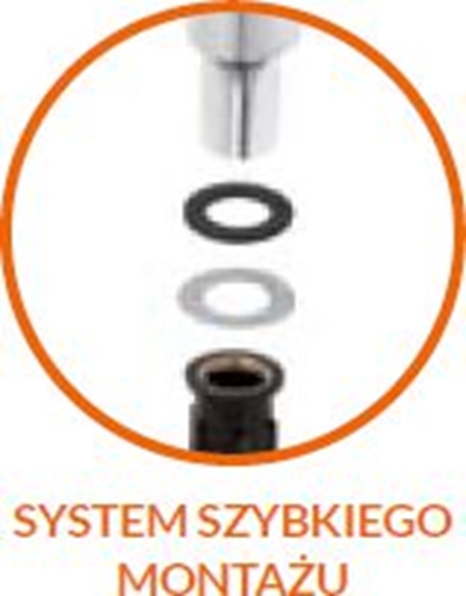 Picture of Bateria umywalkowa Invena Dokos stojca chrom (BU-19-001)